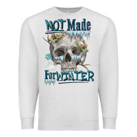 Oatmeal Heather not made for winter skull Premium Sweatshirt - FaDigitalArtStudio