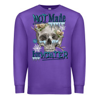 Purple not made for winter skull Premium Sweatshirt - FaDigitalArtStudio