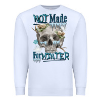 White not made for winter skull Premium Sweatshirt - FaDigitalArtStudio
