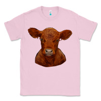 Bubblegum Pink red angus calf Classic Tee - RanaPortraitStore