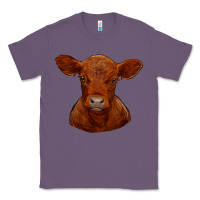 Lavender red angus calf Classic Tee - RanaPortraitStore