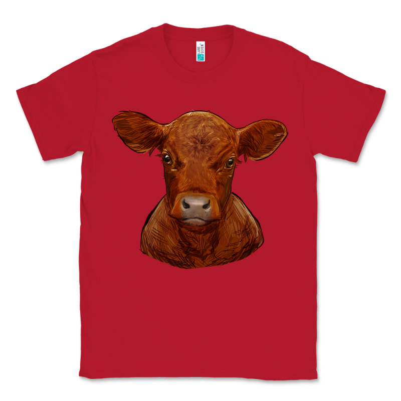 Red Angus Calf Classic Tee by RanaPortraitStore | Teevron