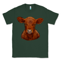 Sports Green red angus calf Classic Tee - RanaPortraitStore