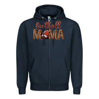 Navy football mama Zipper Hoodie - texasbilliewilder