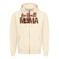 Sandshell football mama Zipper Hoodie - texasbilliewilder