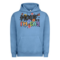 Pigment Pebble Blue movie i'm gay Urban Hoodie - MaliasSmallBusiness