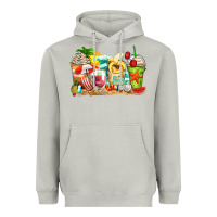 Moon Dust summer vibes coffee cups Heavyweight Hoodie - Zillion Design Studio