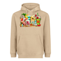 Mushroom summer vibes coffee cups Heavyweight Hoodie - Zillion Design Studio