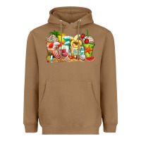 Toasted Coconut summer vibes coffee cups Heavyweight Hoodie - Zillion Design Studio