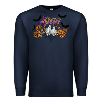 Navy stay spooky Premium Sweatshirt - RacoonDesign