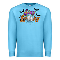 Ocean Blue stay spooky Premium Sweatshirt - RacoonDesign