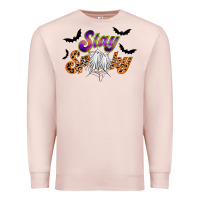 Pale Pink stay spooky Premium Sweatshirt - RacoonDesign