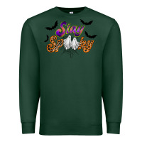 Sports Green stay spooky Premium Sweatshirt - RacoonDesign