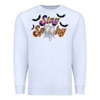 White stay spooky Premium Sweatshirt - RacoonDesign
