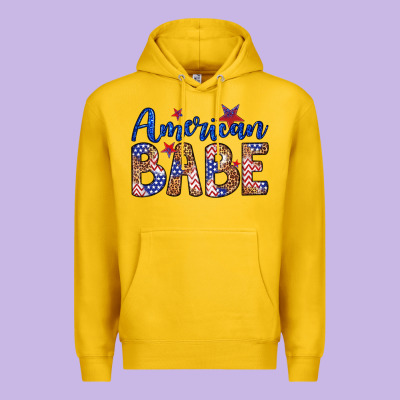 American Babe Premium Hoodie Designed By Lillyallendesigns