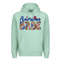 Seafoam american babe Premium Hoodie - LillyAllenDesigns