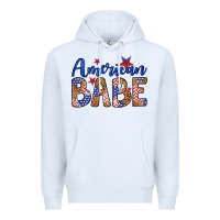White american babe Premium Hoodie - LillyAllenDesigns