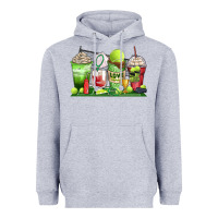 Heather Grey tennis coffee cups Heavyweight Hoodie - Zillion Design Studio