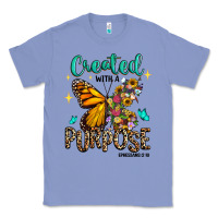Colony Blue created with a purpose ephesians 2 10 Classic Tee - RanaPortraitStore