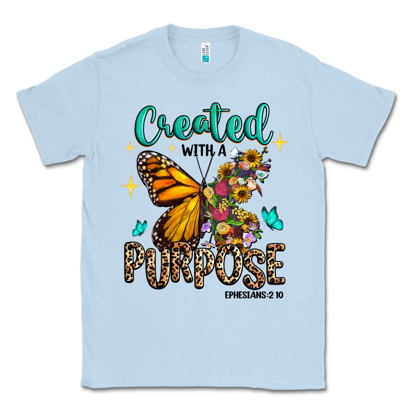 Created With A Purpose Ephesians 2 10 Classic Tee by RanaPortraitStore | Teevron