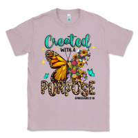 Lilac created with a purpose ephesians 2 10 Classic Tee - RanaPortraitStore