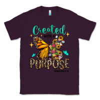 Plum created with a purpose ephesians 2 10 Classic Tee - RanaPortraitStore