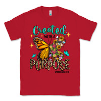Red created with a purpose ephesians 2 10 Classic Tee - RanaPortraitStore