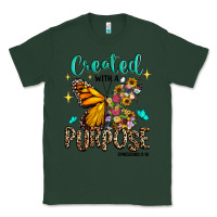 Sports Green created with a purpose ephesians 2 10 Classic Tee - RanaPortraitStore
