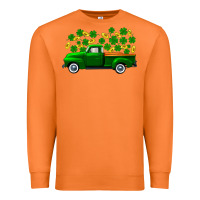 Carrot st patricks shamrock gold truck Premium Sweatshirt - FaDigitalArtStudio