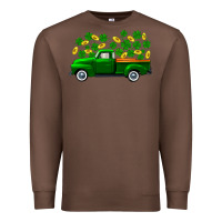 Chestnut st patricks shamrock gold truck Premium Sweatshirt - FaDigitalArtStudio
