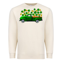 Sandshell st patricks shamrock gold truck Premium Sweatshirt - FaDigitalArtStudio