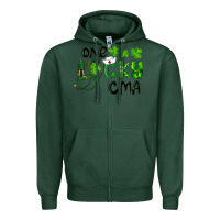 Sports Green one lucky certified medical assistant cma Zipper Hoodie - RanaPortraitStore