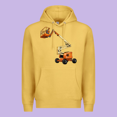 Boom Lift Premium Hoodie Designed By Lillyallendesigns