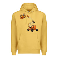 Antique Gold Boom Lift Premium Hoodie - LillyAllenDesigns