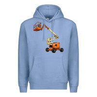 Colony Blue Boom Lift Premium Hoodie - LillyAllenDesigns