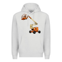 Dove Grey Boom Lift Premium Hoodie - LillyAllenDesigns