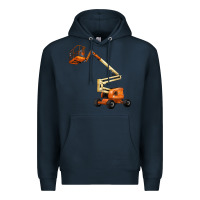 Navy Boom Lift Premium Hoodie - LillyAllenDesigns