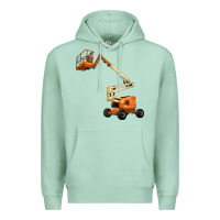 Seafoam Boom Lift Premium Hoodie - LillyAllenDesigns