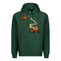 Sports Green Boom Lift Premium Hoodie - LillyAllenDesigns