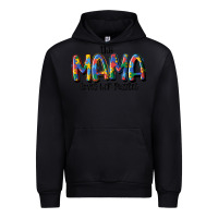 Black this mama loves her puzzle Urban Hoodie - MaliasSmallBusiness
