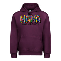 Mauve Wine this mama loves her puzzle Urban Hoodie - MaliasSmallBusiness