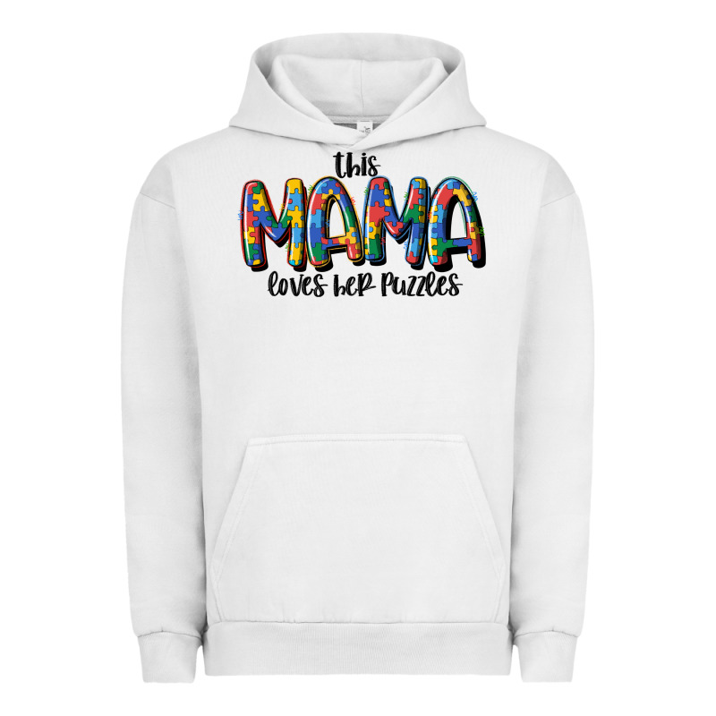This Mama Loves Her Puzzle Urban Hoodie by MaliasSmallBusiness | Teevron
