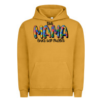 Pigment Peanut Butter this mama loves her puzzle Urban Hoodie - MaliasSmallBusiness