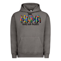 Pigment Tornado this mama loves her puzzle Urban Hoodie - MaliasSmallBusiness
