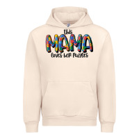 Sandshell this mama loves her puzzle Urban Hoodie - MaliasSmallBusiness