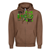 Chestnut One Lucky Respiratory Terapist Zipper Hoodie - RanaPortraitStore