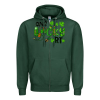 Sports Green One Lucky Respiratory Terapist Zipper Hoodie - RanaPortraitStore