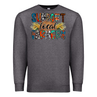 Charcoal Heather support local farmers Premium Sweatshirt - RacoonDesign