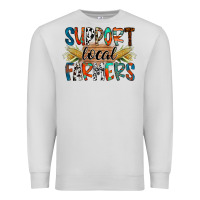 Dove Grey support local farmers Premium Sweatshirt - RacoonDesign