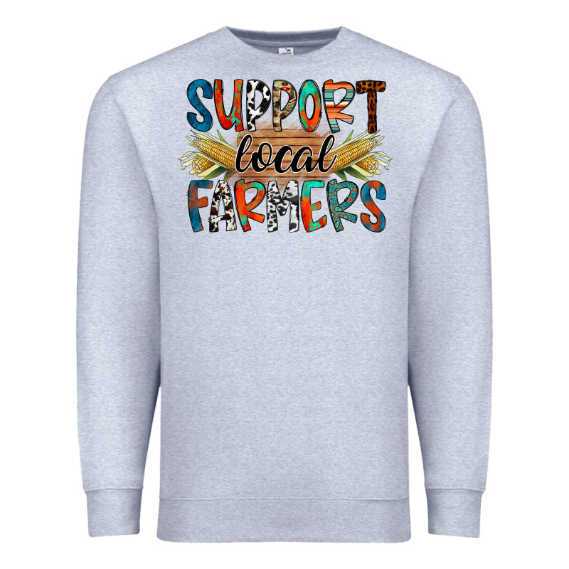 Support Local Farmers Premium Sweatshirt by RacoonDesign | Teevron